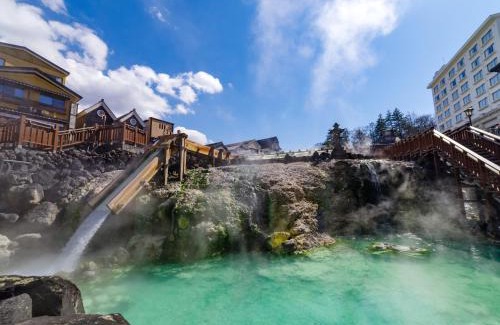 Kusatsu Onsen Hotel | KAMENOI HOTEL Kusatsu Yubatake