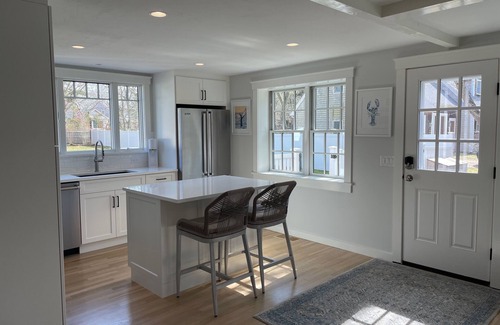 Katama House | Katama-Bike to town and beaches with heated private pool and central air