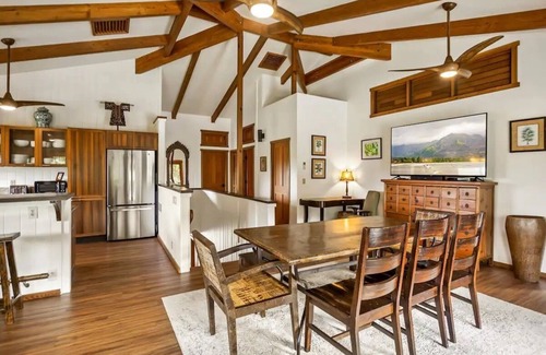 Kalihiwai House | Kauai's #1 Vacation Rental, Families, Pool, Spa, GYM, Pool Table, Pickle Ball