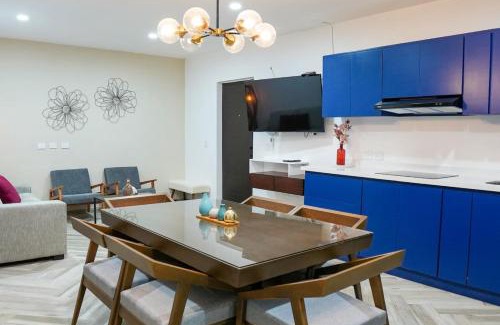 Downtown Mazatlan Apartment | King Bed Retreat Parking Ideal Workspace
