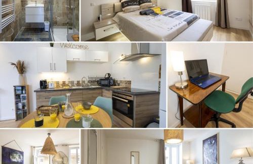 Pont-d'Ain Apartment | L'Emeraude - 1 à 4P - Wifi Fibre - Parking Gratuit