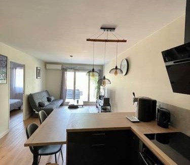 Trois Cocus - Borderouge - Croix-Daurade - Paleficat Apartment | L'Ovalie Appartement T2 CLIMATISÉ et JARDIN