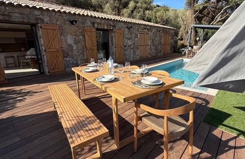 Sotta House | La Bergerie de Lison Swimming pool spa Panoramic view