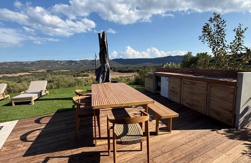 Sotta House | La Bergerie de Lison Swimming pool spa Panoramic view
