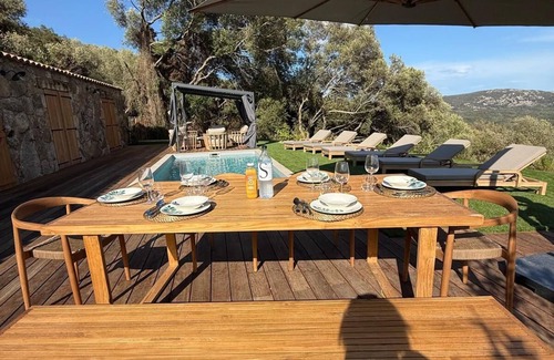Sotta House | La Bergerie de Lison Swimming pool spa Panoramic view