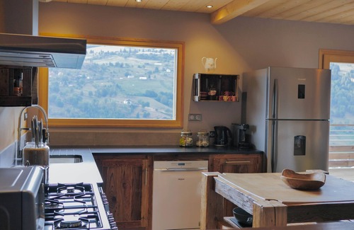 La Bresse Ski Chalet | La Bresse chalet mountain view panoramic sauna