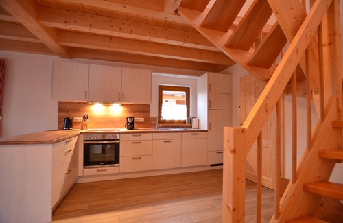 Lechbruck House | La Casita - Holiday home with sauna, fireplace, terrace, balcony, W Lan, dog allowed