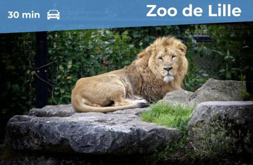 Ennevelin Apartment | La Halte Verte - Garden -Wifi - Near Lille