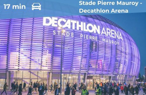 Ennevelin Apartment | La Halte Verte - Garden -Wifi - Near Lille