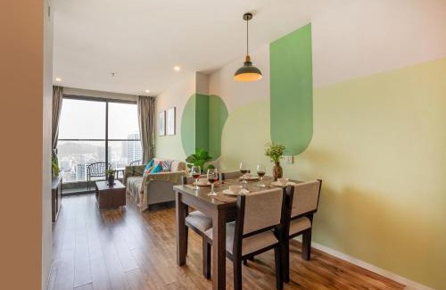 Tran Phu Beach Apartment | La Maison Virgo 2beds free gym pool