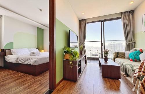 Tran Phu Beach Apartment | La Maison Virgo 2beds free gym pool