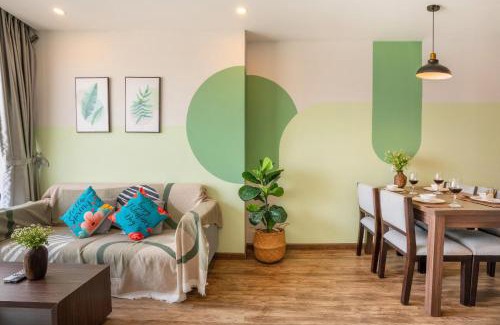 Tran Phu Beach Apartment | La Maison Virgo 2beds free gym pool