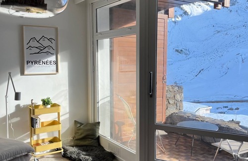 La Mongie Apartment | La Mongie - Renovated studio with south-facing terrace