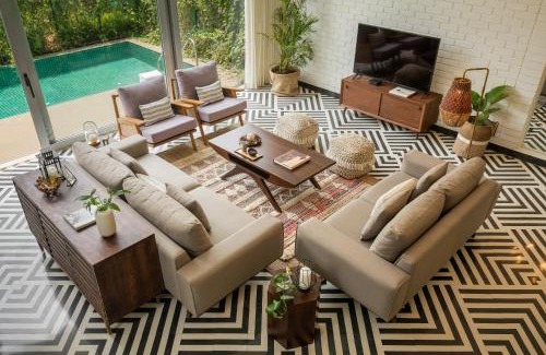 Vagator Villa | La Sierra, 2 & 3BHK Villas near Anjuna & Vagator Beach with Private Pool, Terrace, Garden, Kitchen & Security