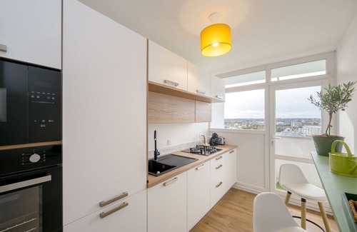 Saint-Brieuc Apartment | La Vigie - Appt avec jolie vue sur ville