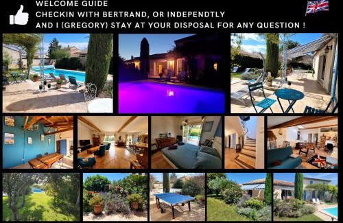 L'Isle-sur-la-Sorgue Villa | La Villa des Lavandes - A 300m du Centre, au calme, et au vert !