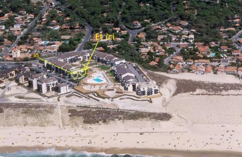 Lacanau-Ocean Apartment | Lacanau, Résidence Bleu Marine, appartements 2e étage, exceptionnels car balcon face et vue océan avec piscine ! Et avec parking réservé