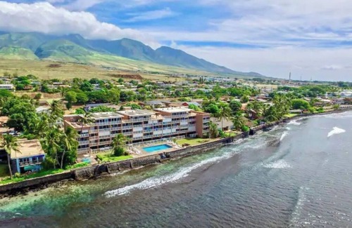 Historic Lahaina Front Street Apartment | Lahaina Roads Suite 212 - OCEANFRONT Property gorgeous views- 1 Bed 1 Bath Condo