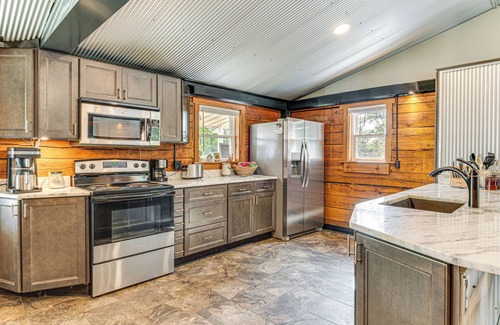 Scipio House | Lake Escape w/Hot Tub & Docks in Hope!