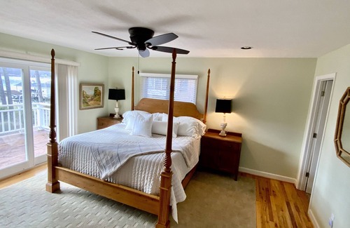 Penhook House | Lake Front Family Home Quiet Cove Gentle Slope to Dock & Sandy Beach in PENHOOK