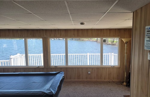 Marcellus Cottage | Lake Front home with with pontoon boat available for rent