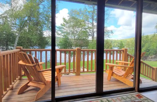 Saranac Lake House | Lake front, Lake view, Woods, Dock, Privacy, Pet-Friendly, Sleeps 8