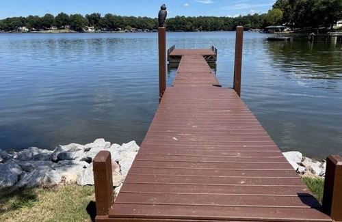 Waterloo House | Lake Greenwood Waterfront Home: fenced yard, private boat ramp & dock