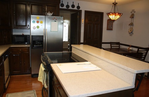 Serenity Bay House | Lake Keowee lakefront 4BR 3 bath home dock, screened porch, fire pit, tram.