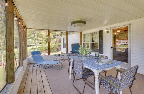 Milledgeville House | Lake Sinclair Escape Screened Porch, Modern Style
