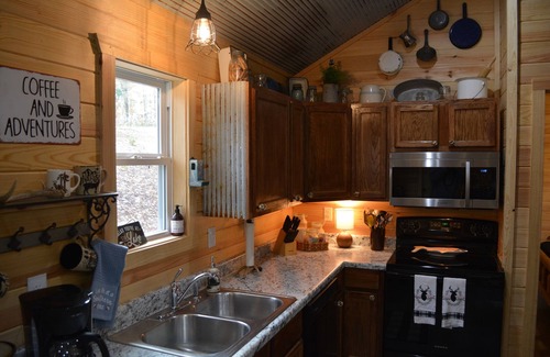 Jones Mills Cabin | Lake toys and hot tub included!