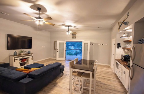 Waterford On Lake Travis House | Lake Travis Lakefront with Hot Tub, Private Boat Dock & Lakeside Parks