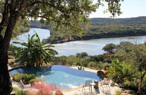 Oatmeal House | Lake Travis Waterfront with Resort Style Pool and Million Dollar Views.
