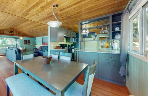 Grapeview House | Lakefront beauty with private dock, kayak, pedal boat & fantastic water view