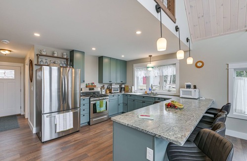 Bucksport House | Lakefront Bucksport Home w/Fire Pit + Gas Grill!