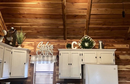 Mid America Cabin | Lakefront Cabin on Lake Hamilton minutes from downtown Hot Springs w/Boat Slip