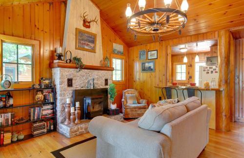 Minocqua House | Lakefront Cabin with Private Dock and Fire Pit!