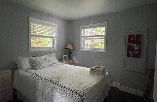 Potton House | Lakefront Cottage on with private beach. Lake Memphremagog