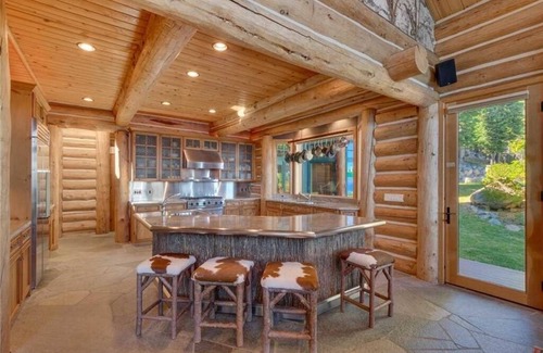 Tahoma House | Lakefront Custom Masterpiece with Private pier, Beach, Buoys, Spa! West Shore!