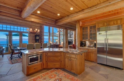 Tahoma House | Lakefront Custom Masterpiece with Private pier, Beach, Buoys, Spa! West Shore!