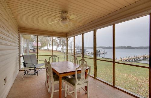 Cross Hill House | Lakefront House with Boat Ramp, Dock and Sunset Views!