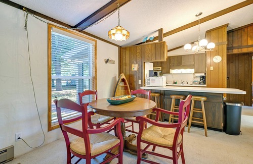 Nekoosa House | Lakefront Nekoosa Home: Private Beach & Boat Dock!