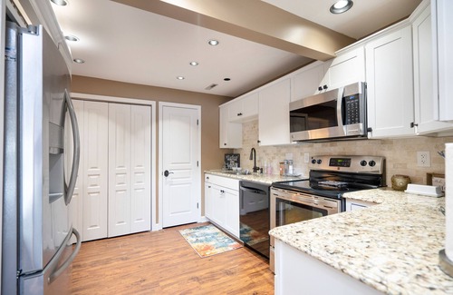 Shawnee Bend House | Lakefront Oasis-Miles of Main Channel Views, Fenced Yard, Xtra Suite, Game Room!