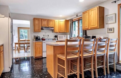 Belgrade House | Lakefront on Great Pond - Outdoor Hot Tub - Sauna