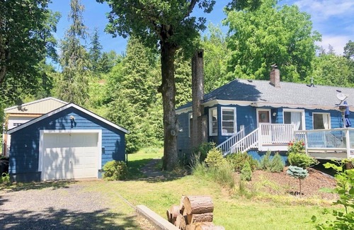 Stevenson House | Lakeside Blue Bungalow