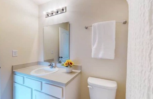 St. Augustine Apartment | Lakeview Townhome With Pool and Weight Room