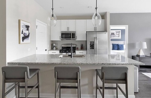 Warrenville Apartment | Landing at Everton Flats - 2 Bedrooms in Downtown Warrenville