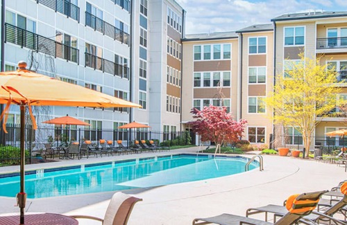 Chillum Apartment | Landing | Modern 1BD, Courtyard, Clubhouse