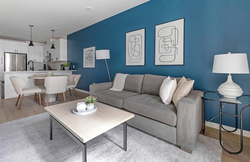 Civic Center Apartment | Landing | Stunning 1BD, Rooftop Lounge, Gym