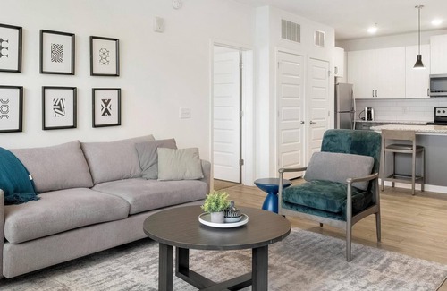 Mableton Apartment | Landing | Stylish 2BD, Yoga Studio, Rooftop Lounge