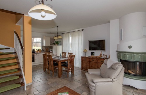 Burg-Dorf Apartment | Landliebe apartment, 2 bedrooms, living room with kitchenette, shower/WC and sauna, terrace - Spreewald LODGE